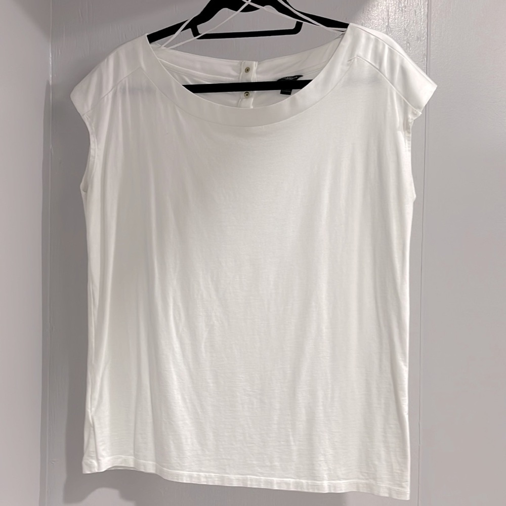White Ann Taylor knit blouse